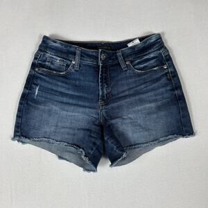 Silver Jeans Suki Short Women's Size W27 Blue Denim Shorts Cut Off Casual Preppy